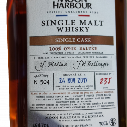 Moon Harbour Single Cask  100% Orge Maltée