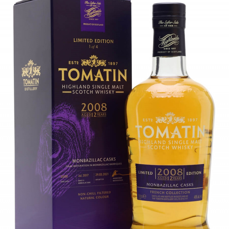 Tomatin 12 ans Monbazillac Finish - French Collection - Highland 46%
