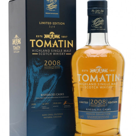 Tomatin 12 ans Rivesaltes Finish - French Collection - Highland 46%
