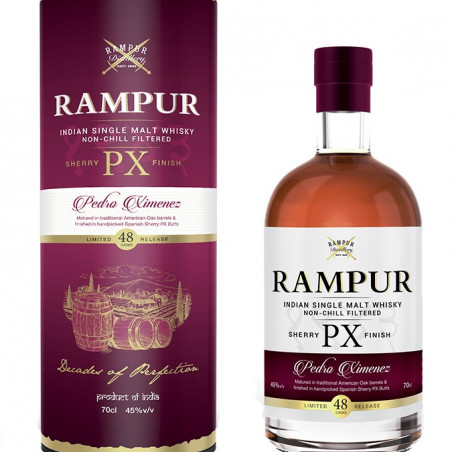Rampur Sherry PX Finish 45% - Whisky Indien
