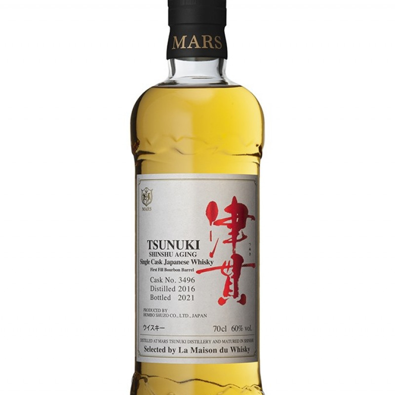 MARS 2016 Single Cask Tsunuki Shinshu Aging 2021 Fût 3496 Conquête 60%