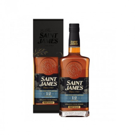 Saint james 12 ans - Rhum Agricole de Martinique 43%