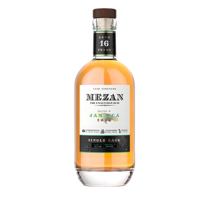 Mezan Jamaica 2006 - Single Cask 16 ans - Rhum des Caraïbes 55,3%