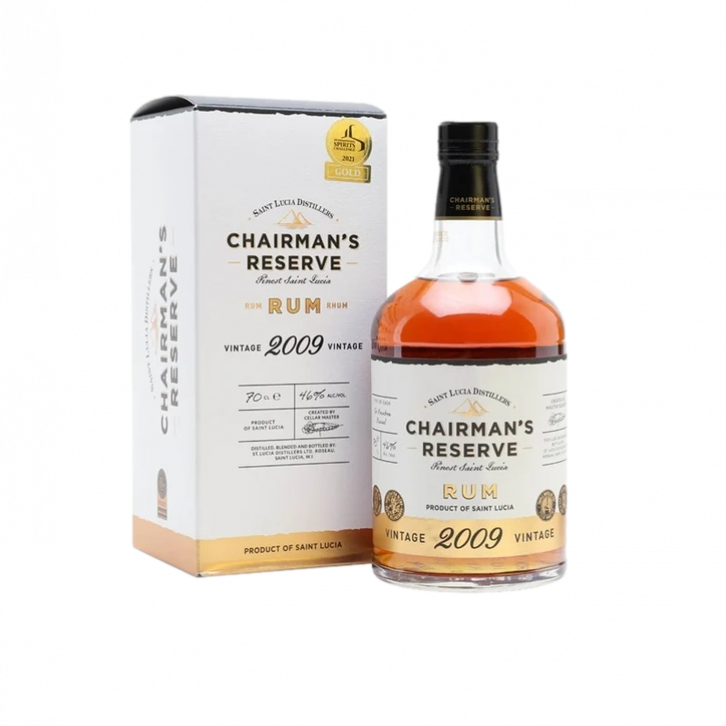 Chairman's Reserve 2009 - Rhum Millésimé- Sainte Lucie 46 %