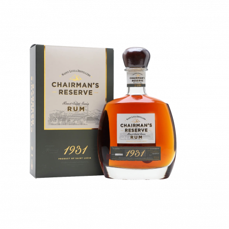 Chairman's Reserve 1931- Rhum de Sainte Lucie 46 %