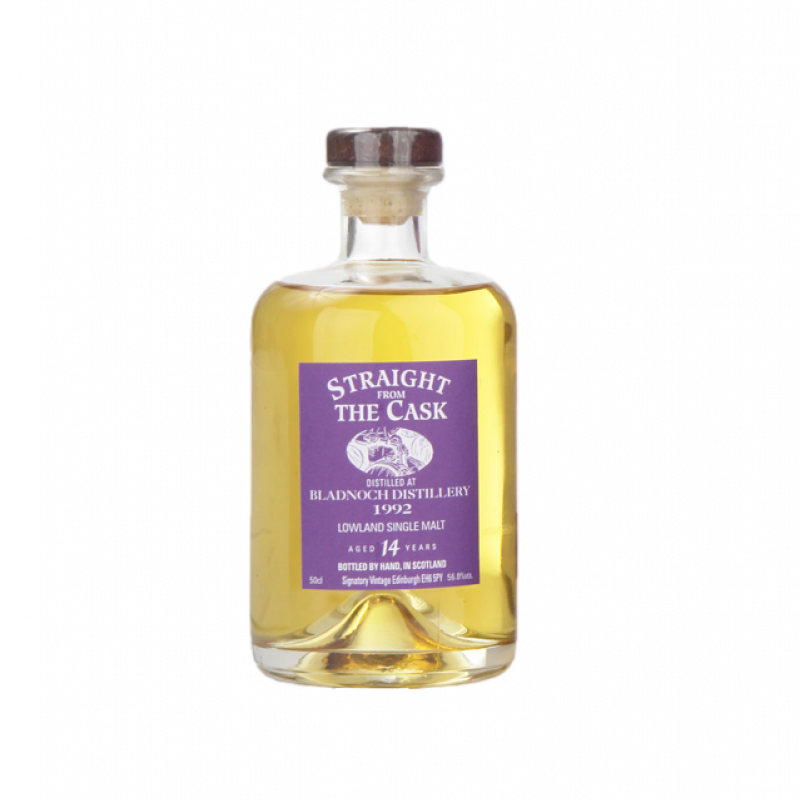 Bladnoch 1992 14 ans Straight From The Cask - Signatory Vintage 56,8%
