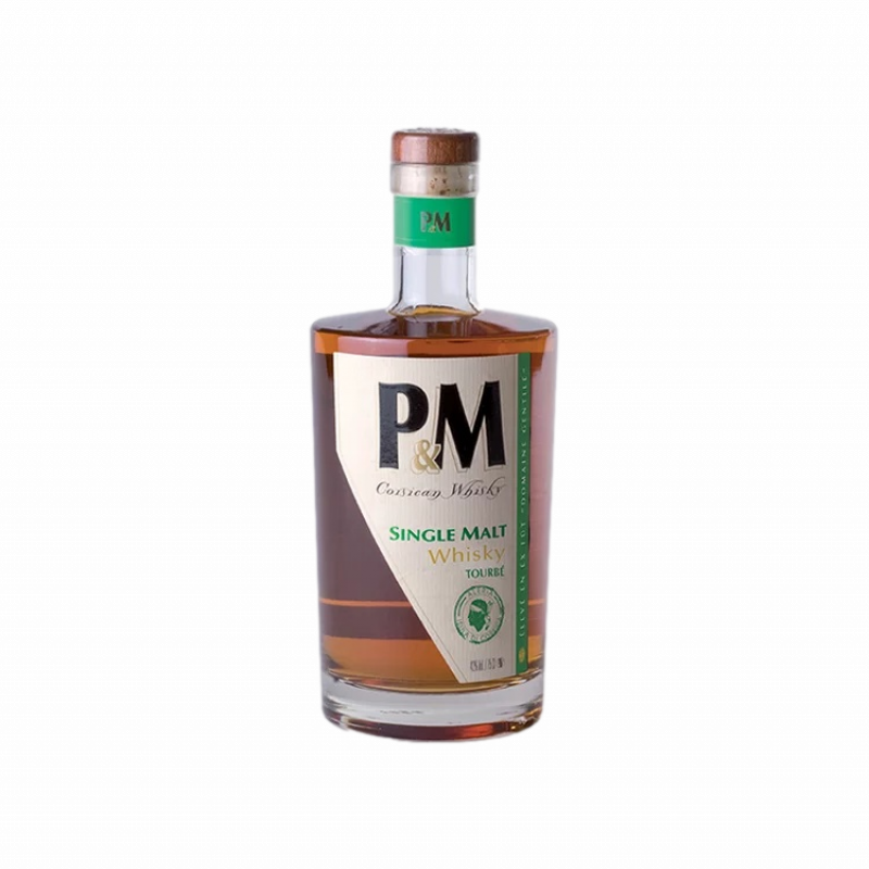 P&M single malt tourbé - Whisky Corse 42%