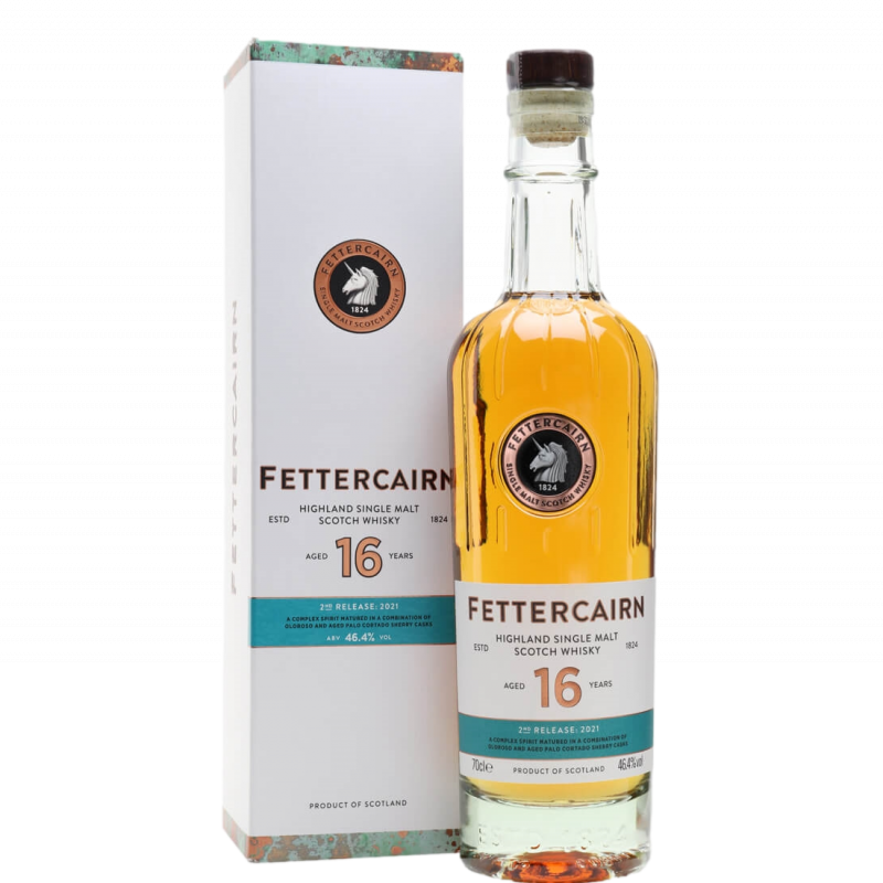 Fettercairn 16 ans - 2nd Release 2021 - Whisky des Highlands 46,4%