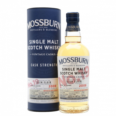 Glen Elgin 2008 Single Cask 59% - Mossburn - Whisky du Speyside Glen Elgin 2008 Single Cask 59% - Mossburn - Whisky du Speyside