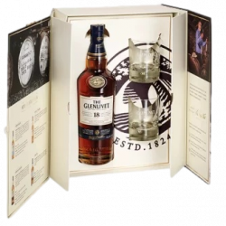 Glenlivet 18 ans Coffret 2 Verres - Whisky du Speyside 43%