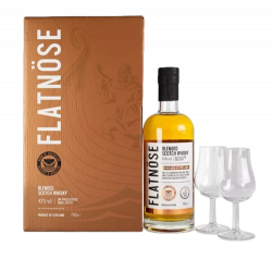 Coffret Flatnose Blend 2 Verres - Scotch Whisky 43%