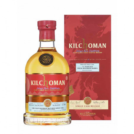 Kilchoman 11 ans 2010 Bourbon Barrel - 100% Islay - Single Cask 52,5%