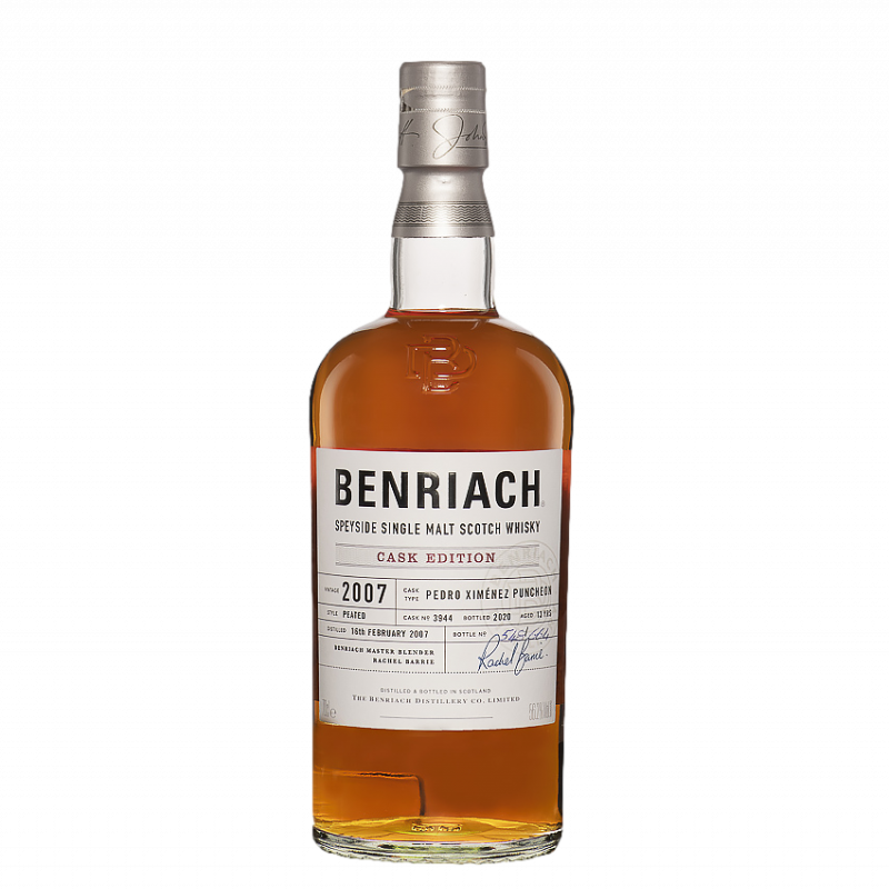 Benriach 13 ans 2007 Px Puncheon Peated  - Speyside 56,2%