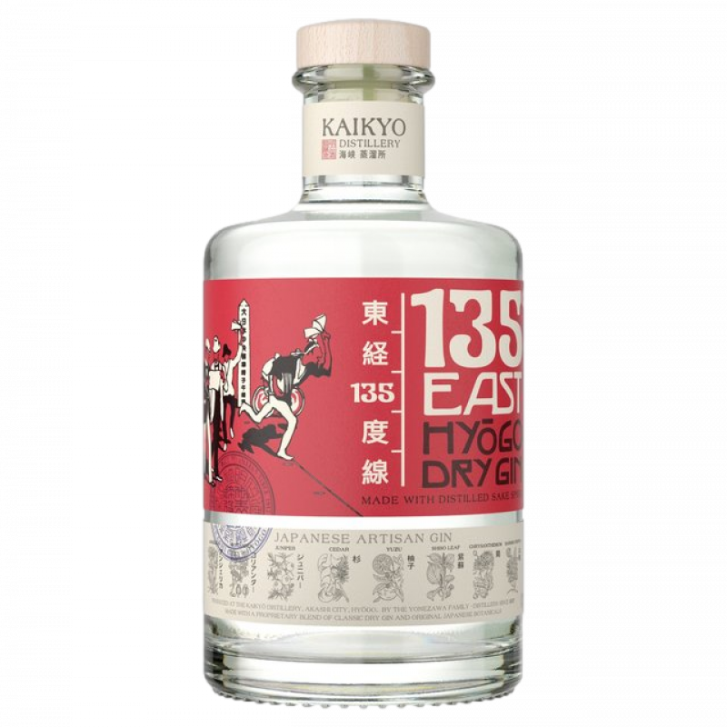 135 East Hyogo Dry Gin - Gin Japonais - 42%