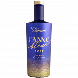 Clément Canne Bleu 2021 - Rhum blanc de Martinique 50%