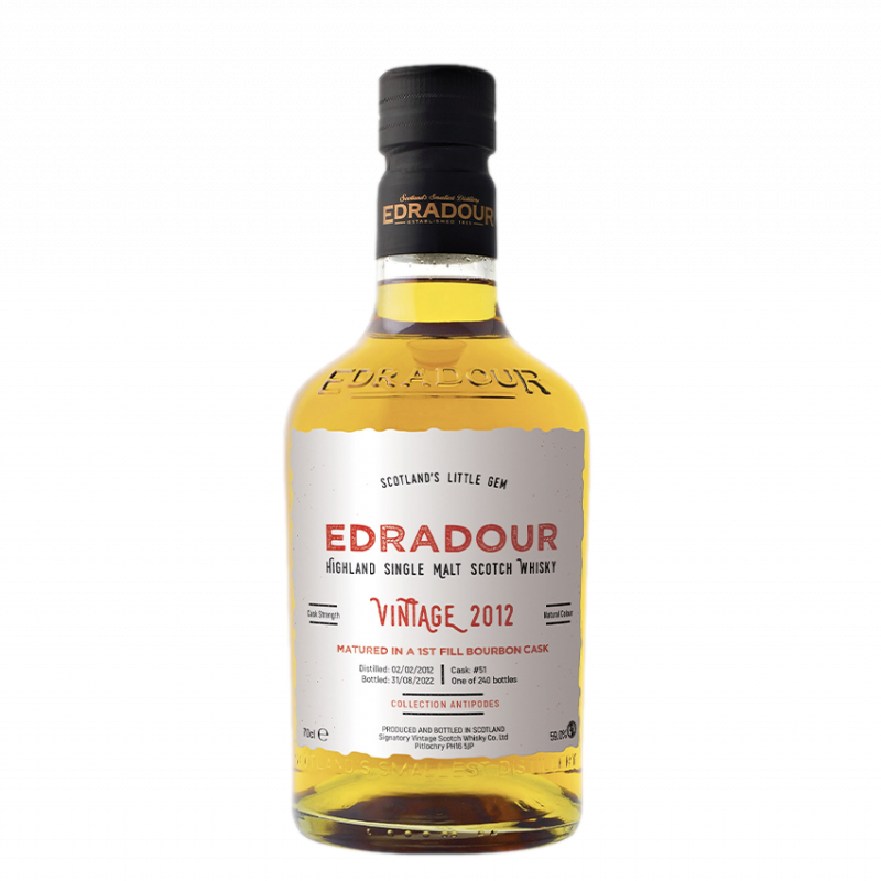 Edradour 10 ans 2012 Bourbon - Single Cask - Whisky des Highlands 60%