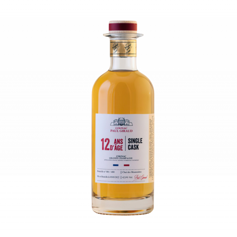 Cognac 12 ans Single Cask - Paul Giraud - 50cl - Grande Champagne - 42,9%