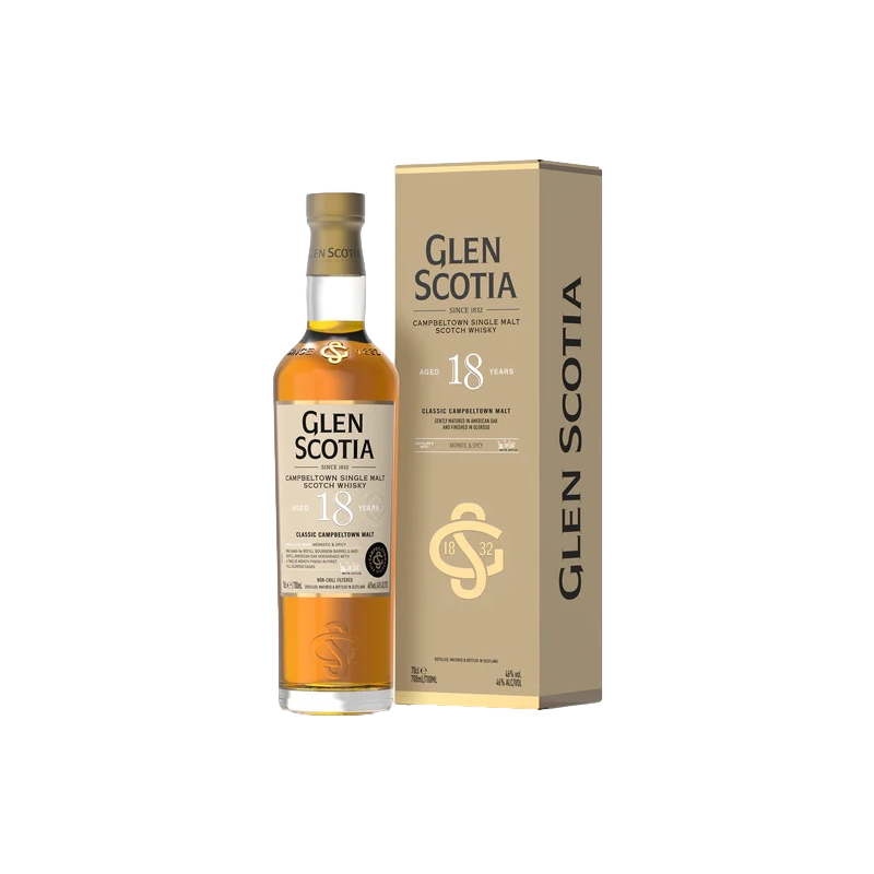 Glen Scotia 18 ans - Whisky de Campbeltown - 46%