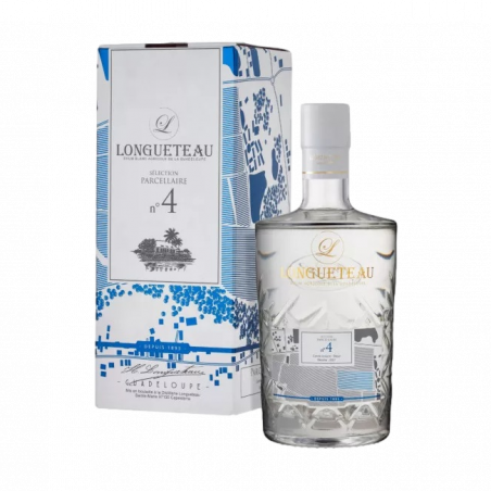 Longueteau Parcellaire n°4 - Récolte 2021 - Rhum agricole blanc de Guadeloupe - 55% Longueteau Parcellaire n°4 - Récolte 2021 - Rhum agricole blanc de Guadeloupe - 55%