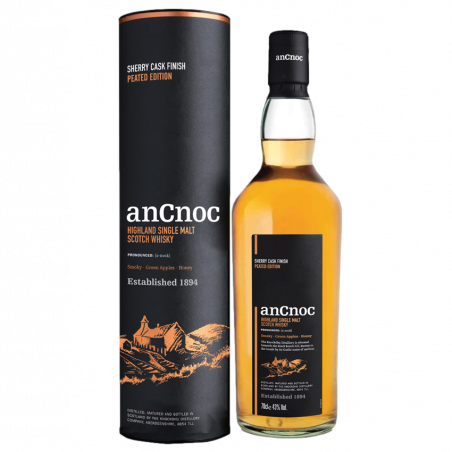 Ancnoc Peated Sherry Cask Finish - Whisky des Highlands - 43% Ancnoc Peated Sherry Cask Finish - Whisky des Highlands - 43%