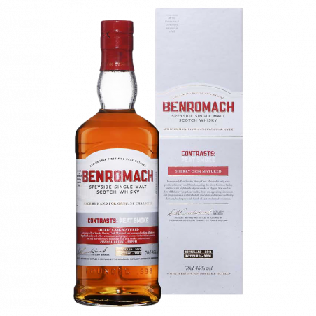 Benromach Peat Smoke Sherry Cask - 2012 - Whisky du Speyside - 46% Benromach Peat Smoke Sherry Cask - 2012 - Whisky du Speyside - 46%