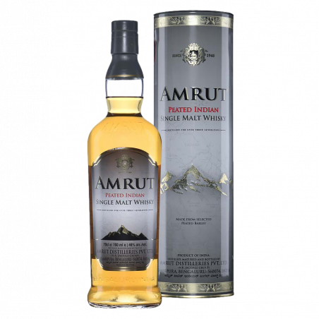 AMRUT PEATED 46% - whisky indien