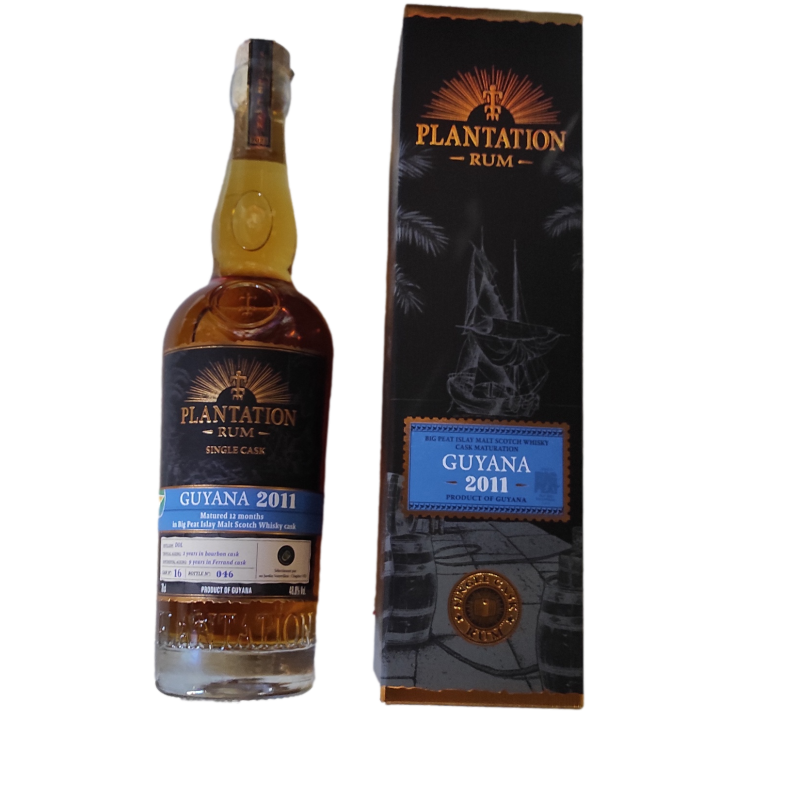 Plantation Guyana 2011 Big Peat Cask Finish - Single Cask - 48,8%