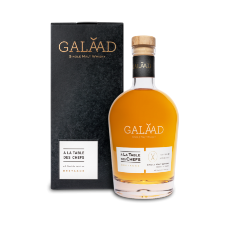 Galaad A La Table des Chefs  - Whisky de Bretagne La Mine D'or - 47,1%