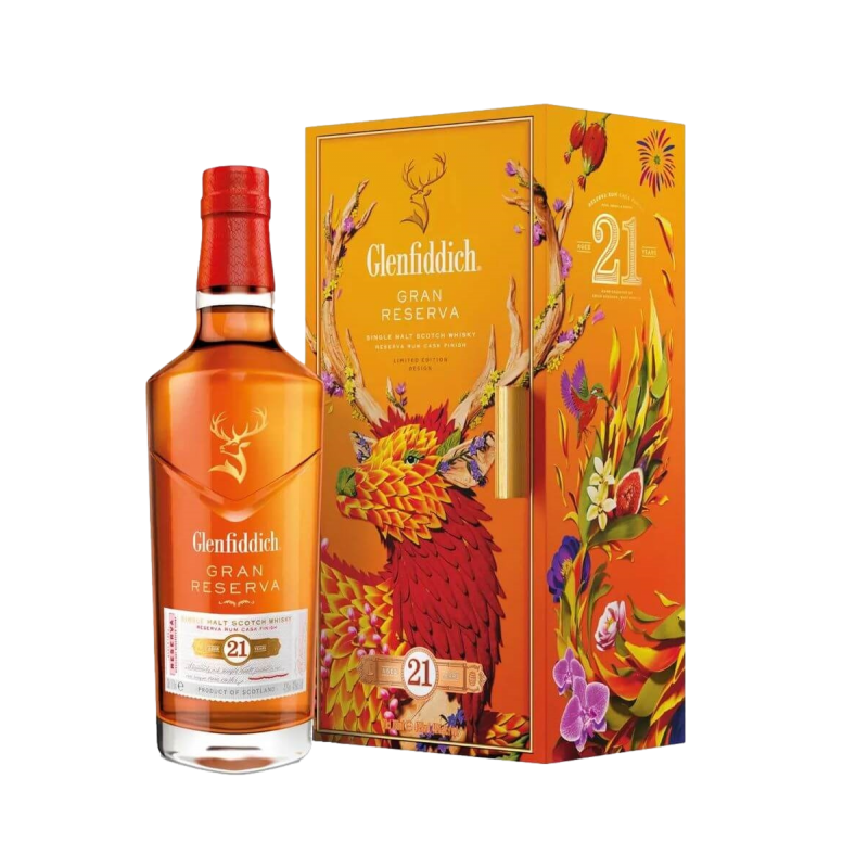 Glenfiddich 21 ans Nouvel An Chinois 2024 - Gran Reserva 40% - Speyside