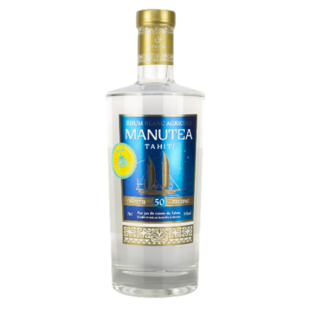 Rhum Blanc de Tahiti Manutea 50% Rhum Blanc de Tahiti Manutea 50%