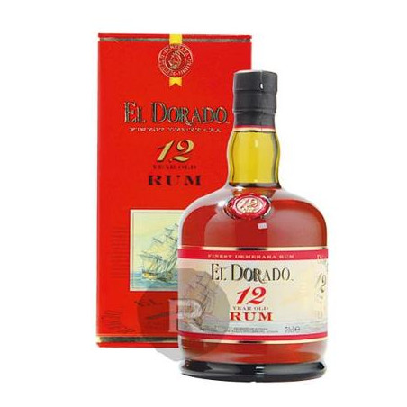 EL DORADO 12 ANS rhum 40% EL DORADO 12 ANS rhum 40%