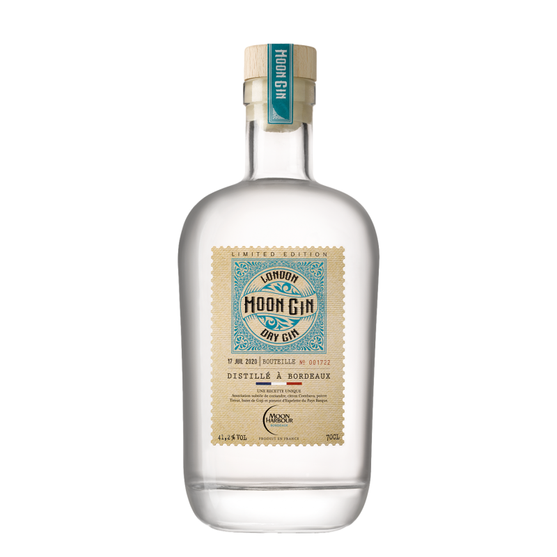 Moon Gin - Bordeaux - London Dry Gin - Distillerie Moon Harbour - 41,2%