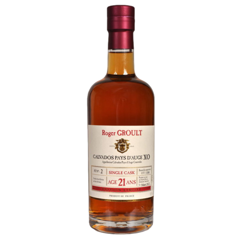 Calvados Single Cask 21 ans - Roger Groult - Calvados Pays d'Auge 40,9%