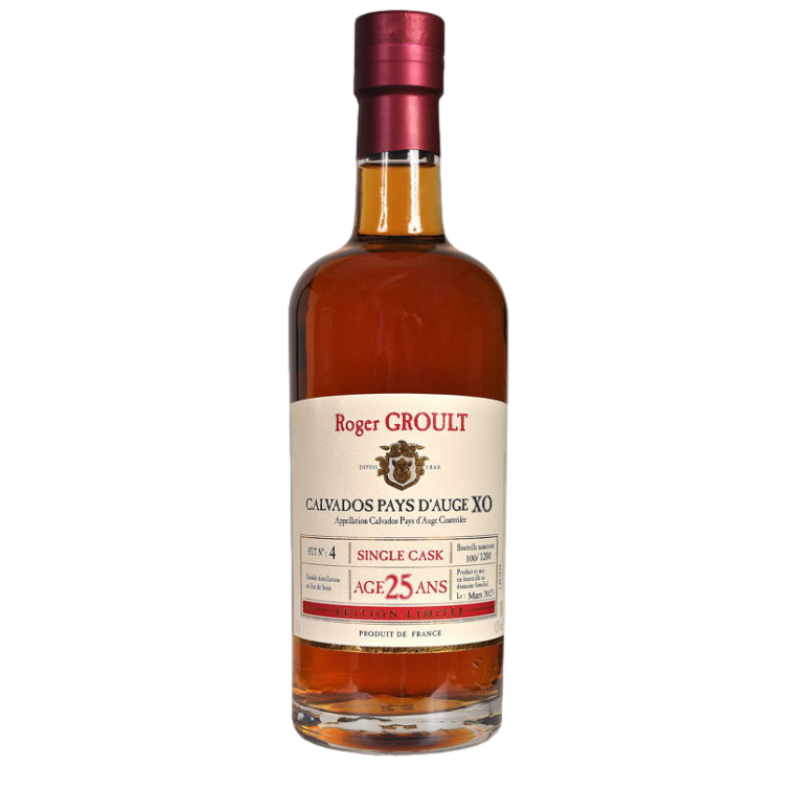 Calvados Single Cask 25 ans - Roger Groult - Calvados Pays d'Auge 41,1%