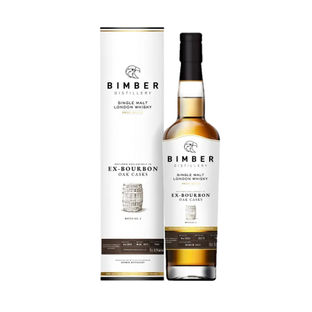 Bimber Ex Bourbon Cask Small Batch N°4 - Whisky d'Angleterre - 51,2% Bimber Ex Bourbon Cask Small Batch N°4 - Whisky d'Angleterre - 51,2%