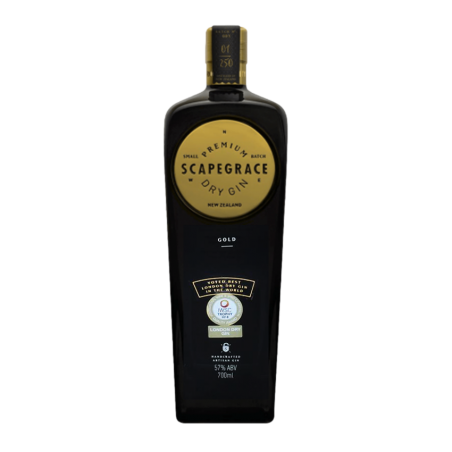 Scapegrace Gold Gin - Navy Strength - Gin de Nouvelle Zelande - 57% Scapegrace Gold Gin - Navy Strength - Gin de Nouvelle Zelande - 57%