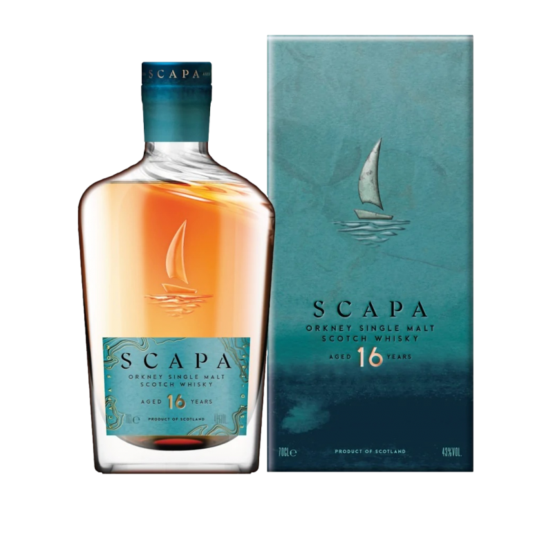 Scapa 16  ans - Whisky des Orcades - 48%