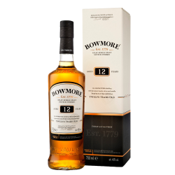 Bowmore 12 ans - Whisky d'Islay - Fruité et Maritime - 40%