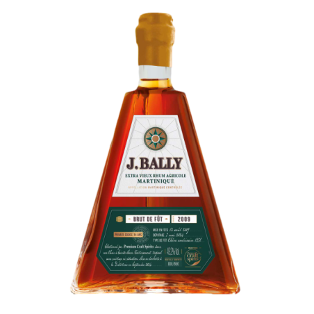 Bally 15 ans 2009 - Rhum Agricole Extra Vieux - Brut de Fût - 49,2%