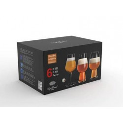 Verre à Bière - Set de 6 verres Birrateque